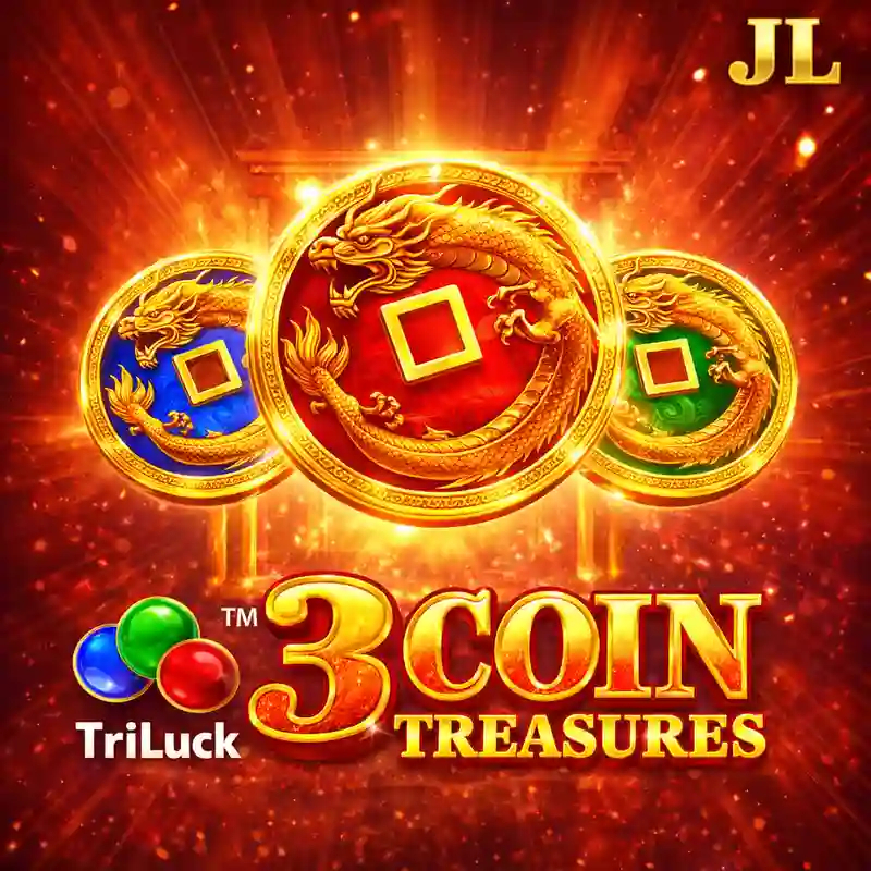 3 Coin Treasures Casino Slot Game